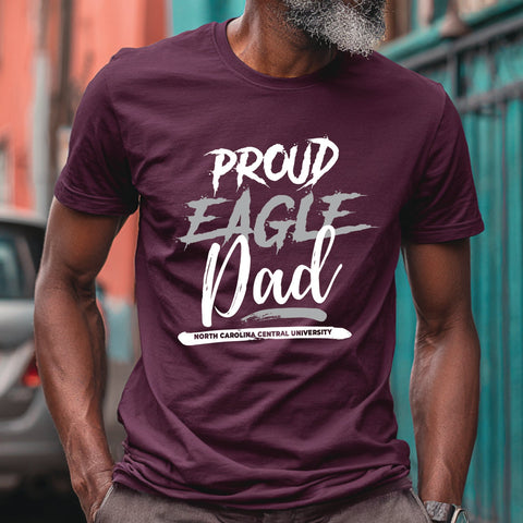 Proud NCCU Eagle Dad (Men's Short Sleeve) North Carolina Central University