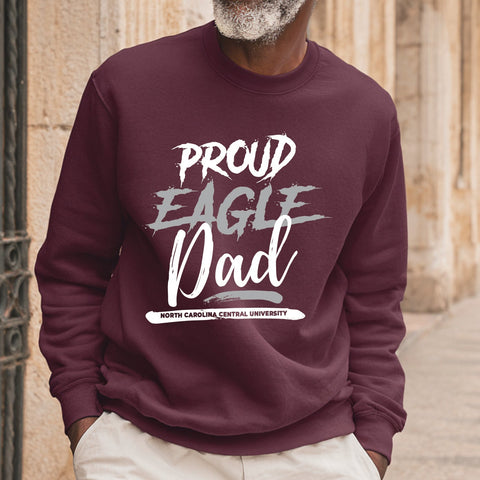 Proud NCCU Eagle Dad (Unisex Sweatshirt) North Carolina Central University