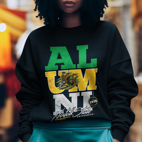 Norfolk State University Alumni Signature Series Sweatsuit (Sweatshirt + Sweatpants)