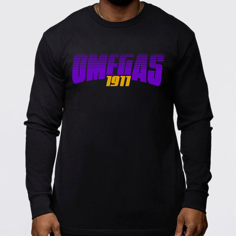 Omega Psi Phi 1911 Retro Edition (Men's Long Sleeve)