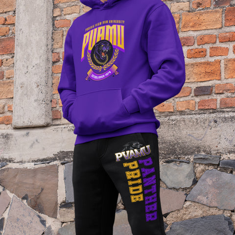 Prairie View A&M University - Panther Pride Sweatsuit - (Hoodie + Sweatpants)
