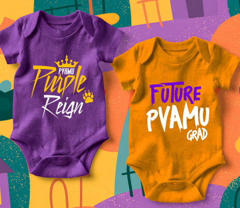 PVAMU Panthers 2-Pack v.3 (Onesie) Prairie View A&M University
