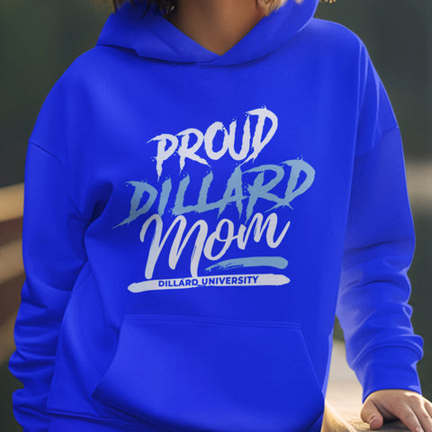 Proud Dillard University Mom NextGen (Unisex Hoodie)