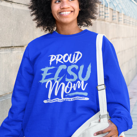Proud ECSU Mom NextGen (Unisex Sweatshirt) Elizabeth City State University