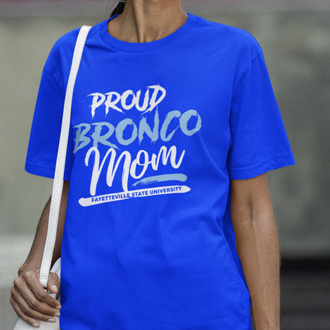 Proud Bronco Mom NextGen (Women's Short Sleeve) Fayetteville State University