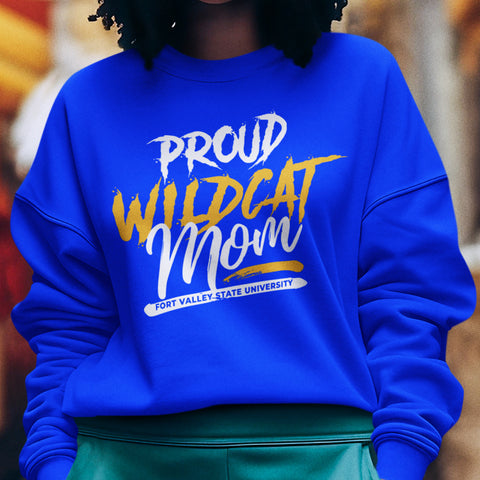 Proud FVSU Wildcat Mom NextGen (Unisex Sweatshirt) Fort Valley State University