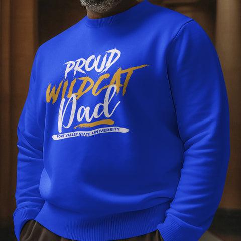 Proud FVSU Wildcat Dad NextGen (Unisex Sweatshirt) Fort Valley State University