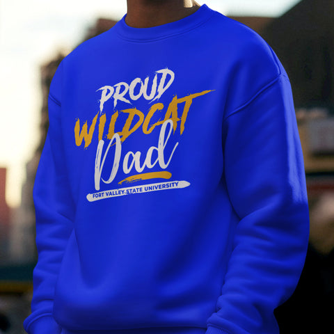 Proud FVSU Wildcat Dad NextGen (Unisex Sweatshirt) Fort Valley State University