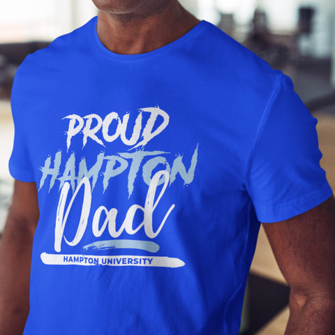 Proud Hampton University Dad NextGen (Men's Short Sleeve)