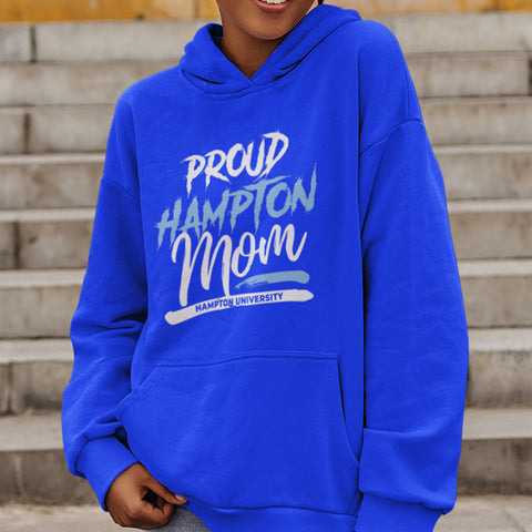 Proud Hampton University Mom NextGen (Unisex Hoodie)