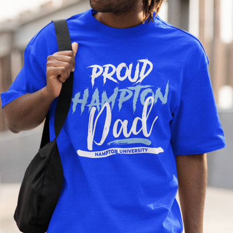 Proud Hampton University Dad NextGen (Men's Short Sleeve)