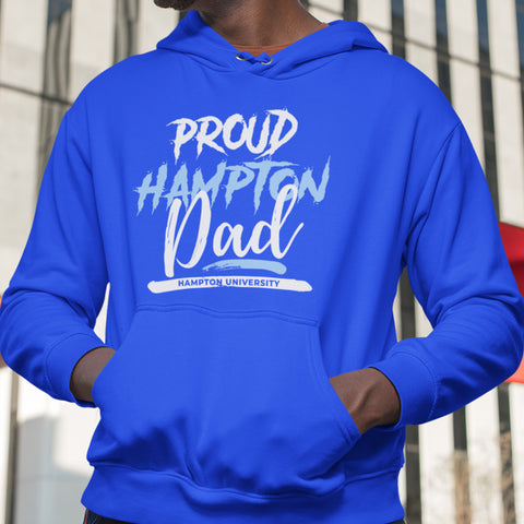 Proud Hampton University Dad NextGen (Unisex Hoodie)