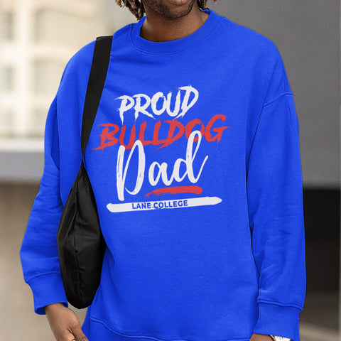Proud Lane College Bulldog Dad NextGen (Unisex Sweatshirt)