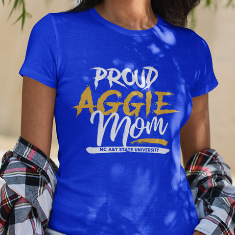 Proud Aggie Mom NextGen (Women's Short Sleeve) North Carolina A&T