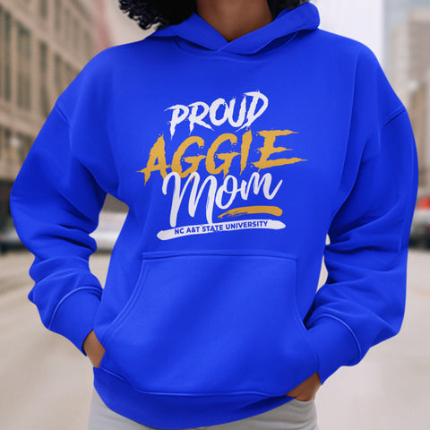 Proud Aggie Mom NextGen (Unisex Hoodie) North Carolina A&T