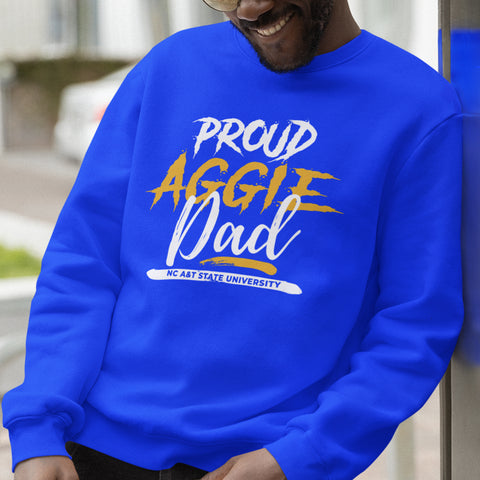 Proud Aggie Dad NextGen (Unisex Sweatshirt) North Carolina A&T