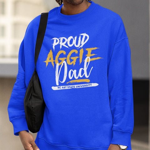 Proud Aggie Dad NextGen (Unisex Sweatshirt) North Carolina A&T