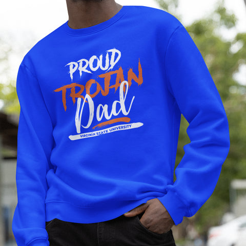 Proud Virginia State Trojan Dad NextGen (Unisex Sweatshirt)