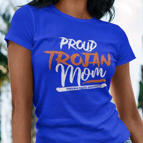 Proud Virginia State Trojan Mom NextGen (Women's Short Sleeve)