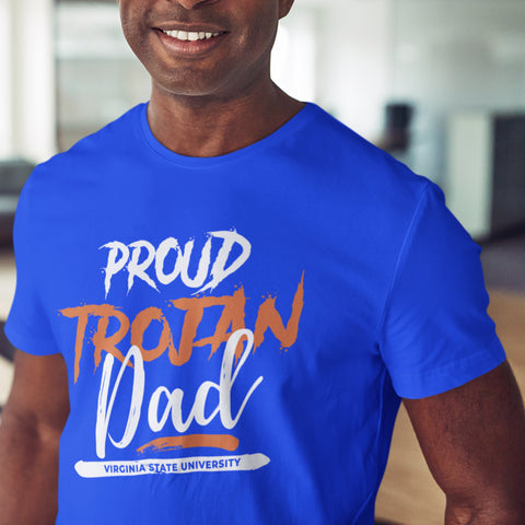 Proud Virginia State Trojan Dad NextGen (Men's Short Sleeve)