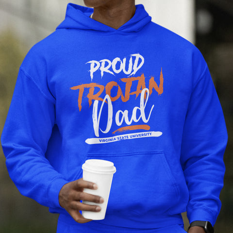 Proud Virginia State Trojan Dad NextGen (Unisex Hoodie)