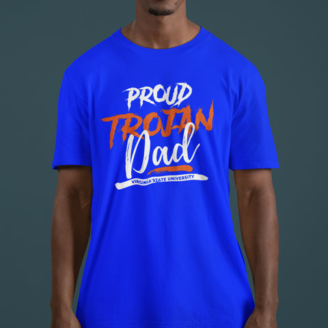 Proud Virginia State Trojan Dad NextGen (Men's Short Sleeve)