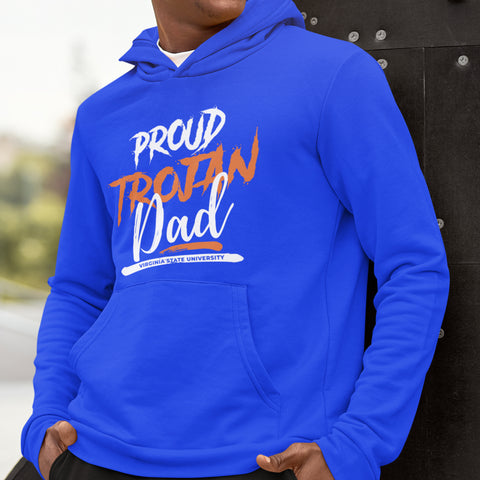 Proud Virginia State Trojan Dad NextGen (Unisex Hoodie)