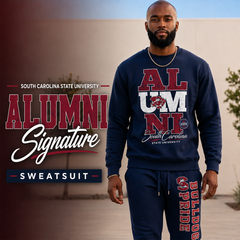 South Carolina State Alumni Signature Series Sweatsuit (Sweatshirt + Sweatpants)