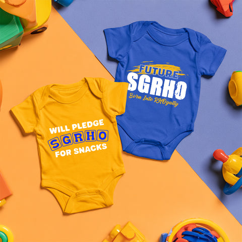 Sigma Gamma Rho 2-Pack v.3 (Onesie) - SGRho Infant Bodysuit