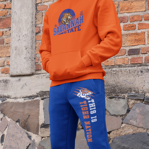 Savannah State University - Tigers Sweatsuit - (Hoodie + Sweatpants)