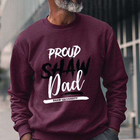 Proud Shaw University Dad (Unisex Sweatshirt)