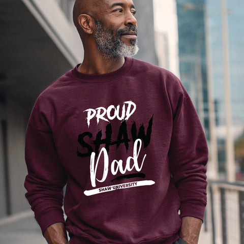 Proud Shaw University Dad (Unisex Sweatshirt)