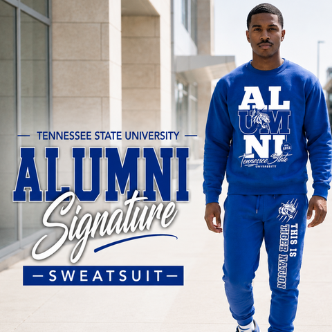 Tennessee State University Alumni Signature Series Sweatsuit (Sweatshirt + Sweatpants)