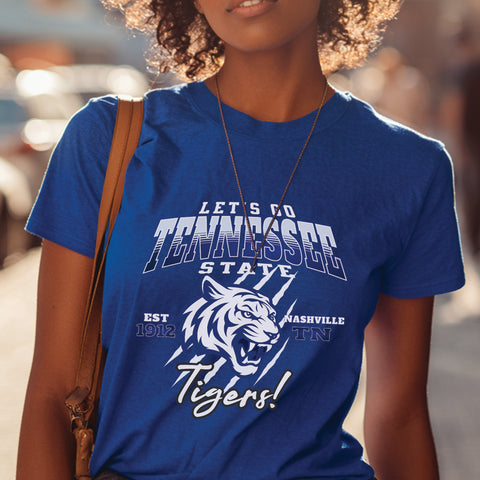 Tennessee State "Let's Go Tigers" (Women's Short Sleeve)