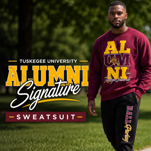 Tuskegee University Alumni Signature Series Sweatsuit (Sweatshirt + Sweatpants)
