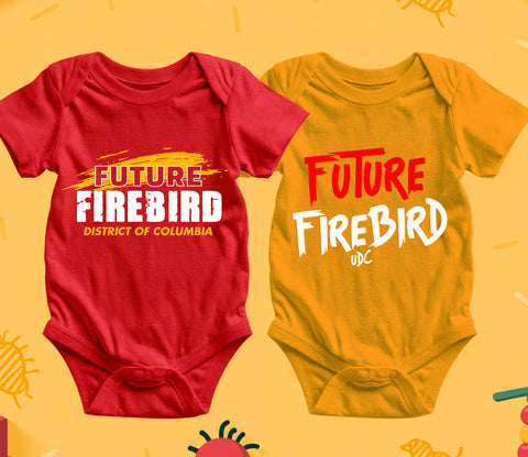 UDC Firebirds 2-Pack (Onesie) - District of Columbia