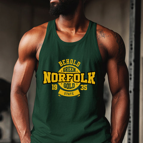 Norfolk State Behold NextGen (Forest Green Unisex Tank)