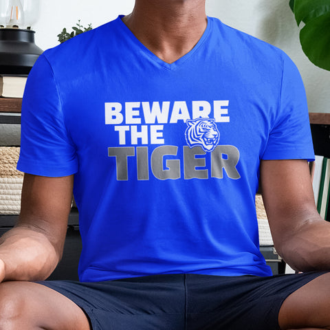 Beware The Tiger - Jackson State University (Men's V-Neck)