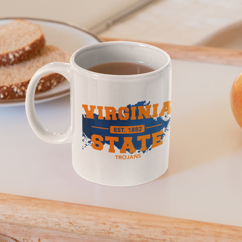 1882 - Virginia State University 12 oz Ceramic Mug - Washable, Microwavable