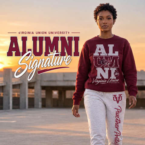 Virginia Union University Alumni Signature Series Sweatsuit (Sweatshirt + Sweatpants)