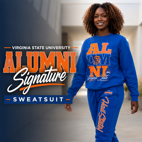 Virginia State University Alumni Signature Series Sweatsuit (Sweatshirt + Sweatpants)
