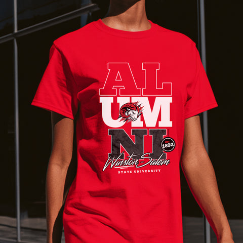 Winston-Salem State Alumni Signature Series (Women's Red Short Sleeve)