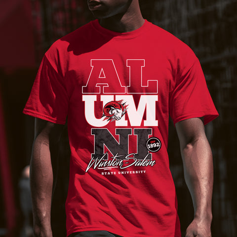 Winston-Salem State Alumni Signature Series (Men's Red Short Sleeve)