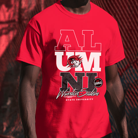 Winston-Salem State Alumni Signature Series (Men's Red Short Sleeve)