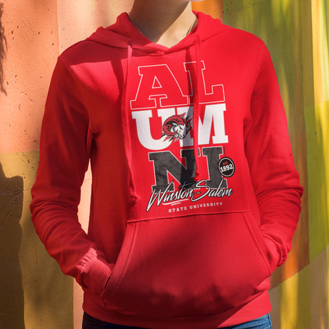 Winston-Salem State Alumni Signature Series (Red Unisex Hoodie)