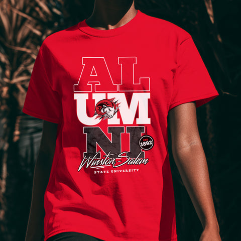 Winston-Salem State Alumni Signature Series (Women's Red Short Sleeve)