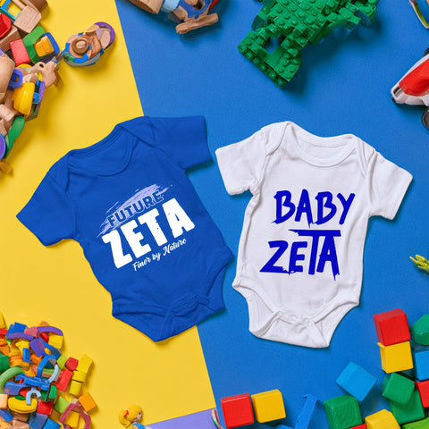 Zeta Phi Beta 2-Pack v.4 (Onesie) - Zetas Infant Bodysuit