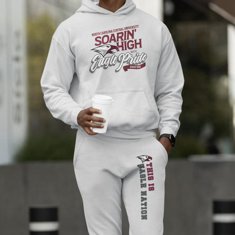 North Carolina Central University - Eagle Pride Sweatsuit - (Hoodie + Sweatpants)