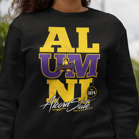Alcorn State Alumni Signature Series Sweatsuit - (Sweatshirt + Sweatpants)