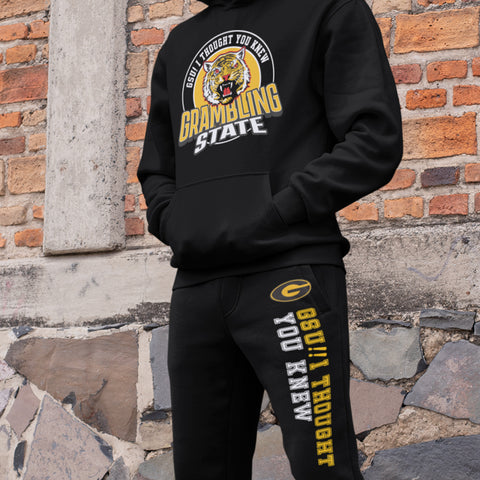 Grambling State University - GSU Tiger Sweatsuit - (Hoodie + Sweatpants)